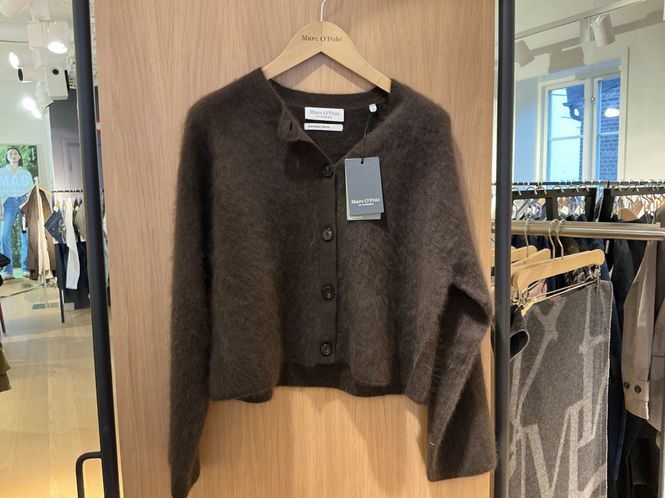 Hovedbilde Marco polo 120920 lekker brun strikk jakke