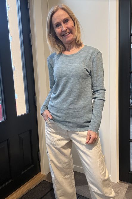 Hovedbilde 4002 By basics i 100 % merinoull i en smalere ...