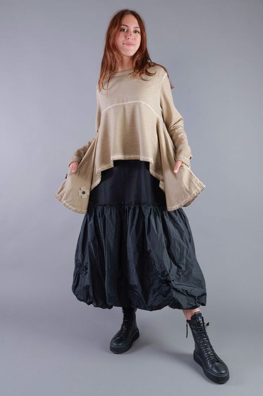 PLU CIRCLE SWEAT i farge desert 