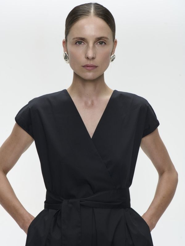 Poplin long dress 2945 fra Jane Lushka