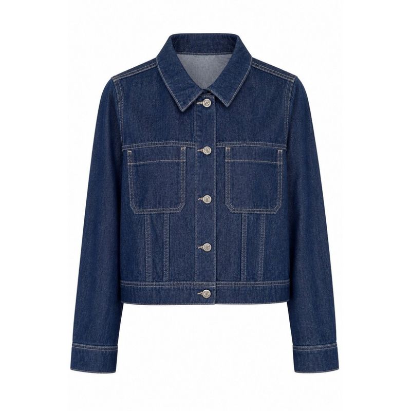 Bolette mørk jeans jakke fra 2-Biz