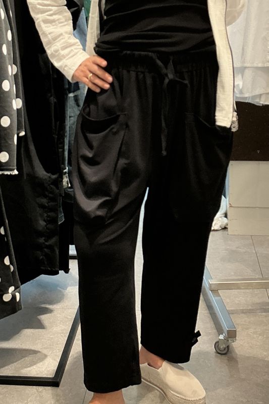 PLU bukse, relax pant i sort 1006