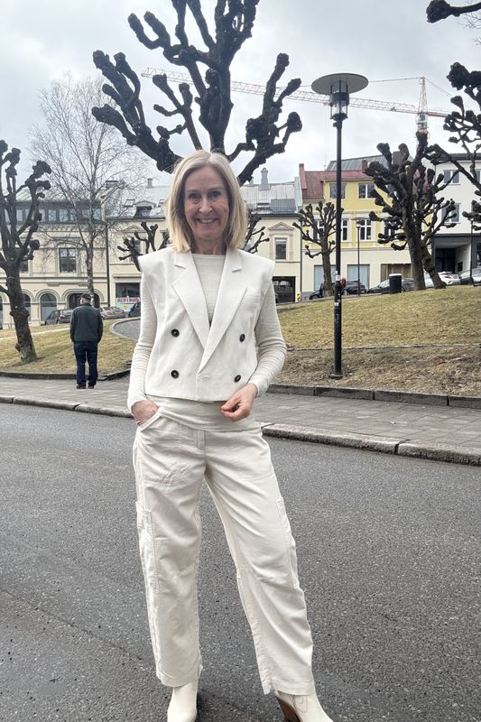 Marco Polo lys bukse med lomme 10315