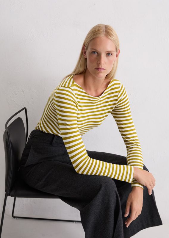 Marc´OPolo sin stripete bomulls topp