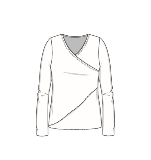 Hovedbilde 4008 omslagsgenser i merinoull fra By basics