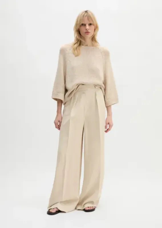 MarcO Polo bukse med lange ben og høyt liv