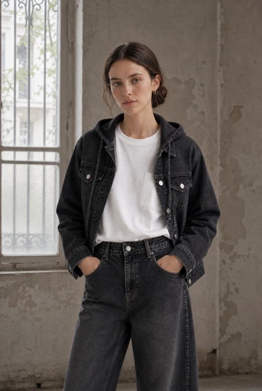 Jessie faded hood jacket fra Jane Lushka