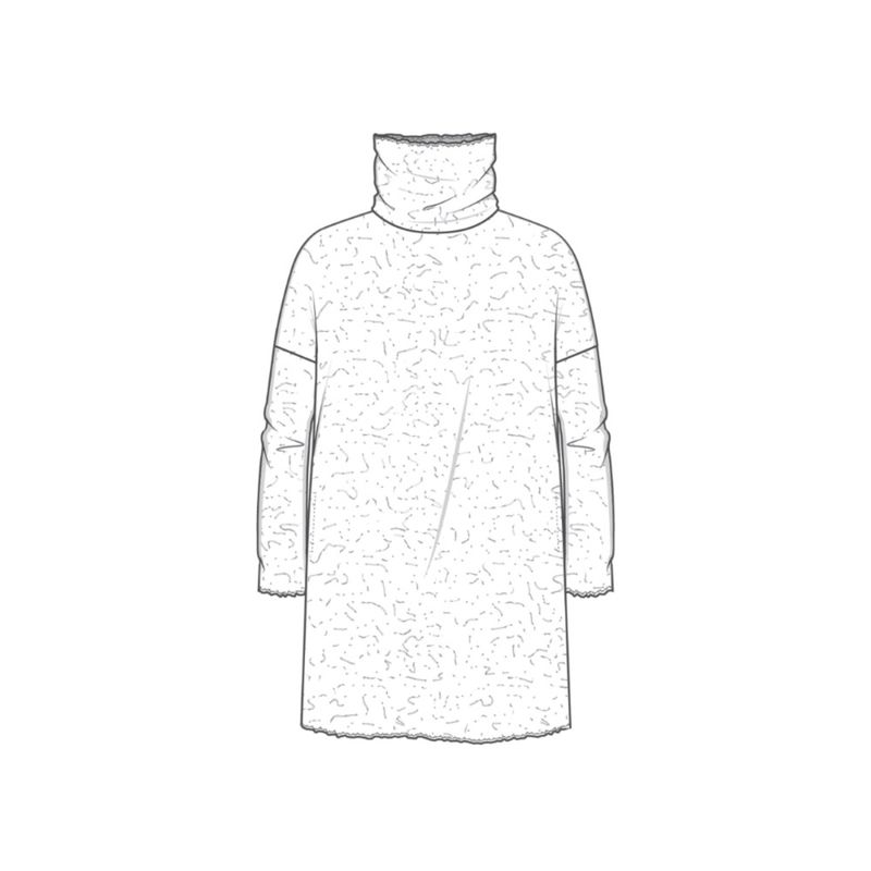 7501 By basics kort kjole med lommer