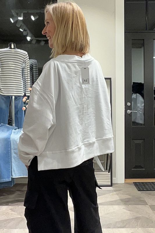 PLU genser, 2113 i hvit