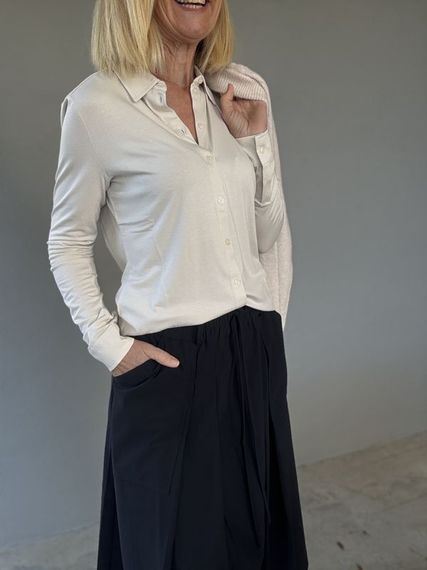 Marc´OPolo bluse i jersey stretch